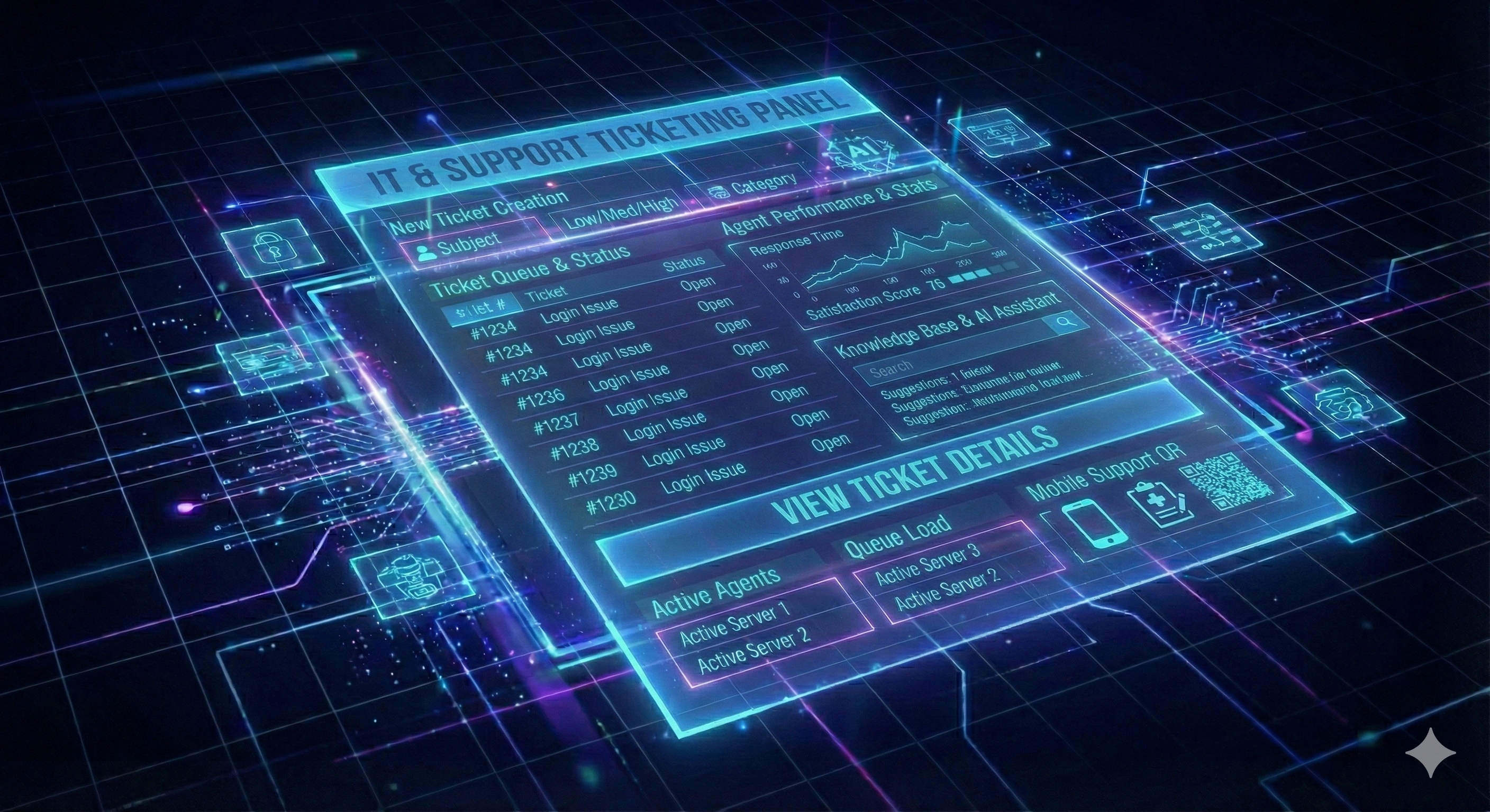 سامانه تیکتینگ – نسخه Front-End (در حال تکمیل)